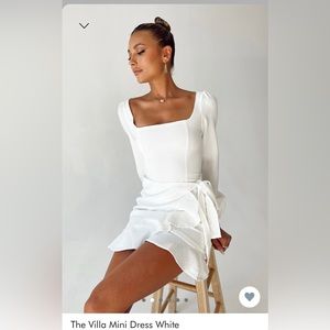 Villa Mini Dress White